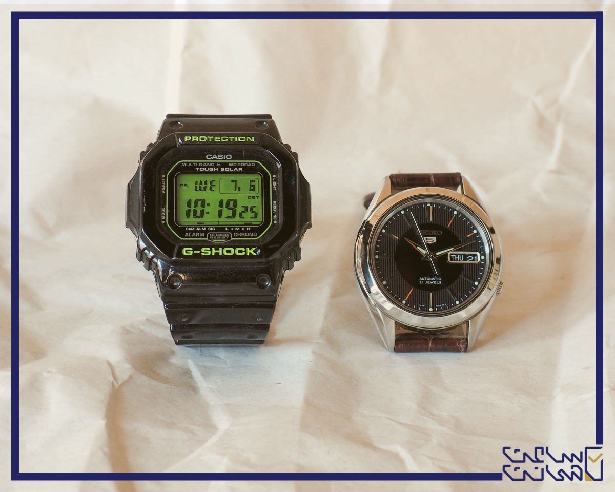تفاوت ساعت Casio و Seiko