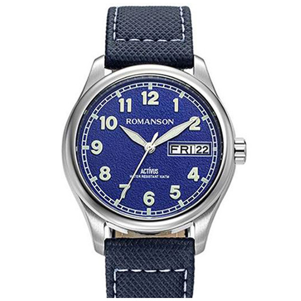 ساعت مچی مردانه رومانسون Romanson مدل AL5BS015MMUWA42W-BL