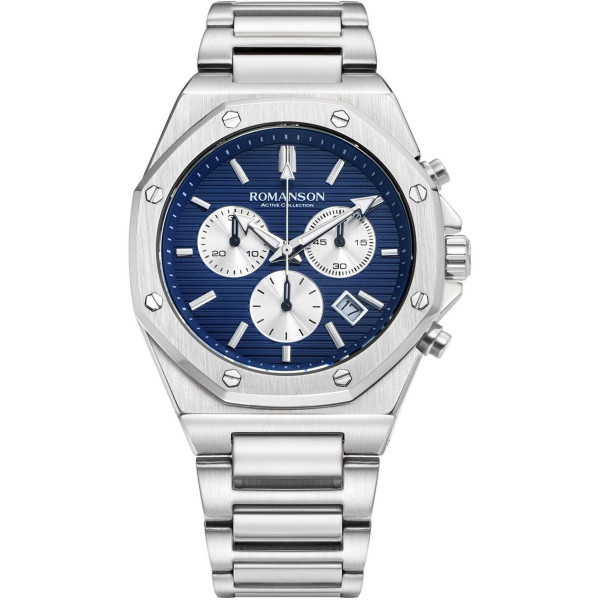 ساعت مچی مردانه رومانسون Romanson مدل AM0003HMWWA42W-BL