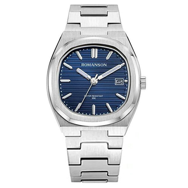 ساعت مچی مردانه رومانسون Romanson مدل TM3BS008MMWWAN2W-BL