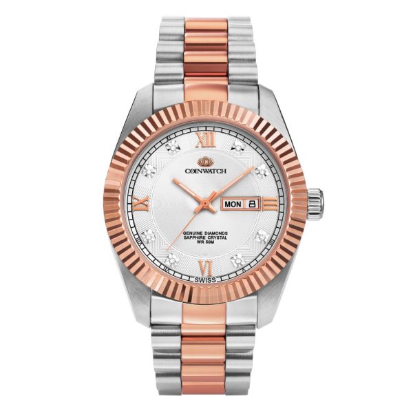 ساعت مچی مردانه کوین واچ CoinWatch مدل C129RSV