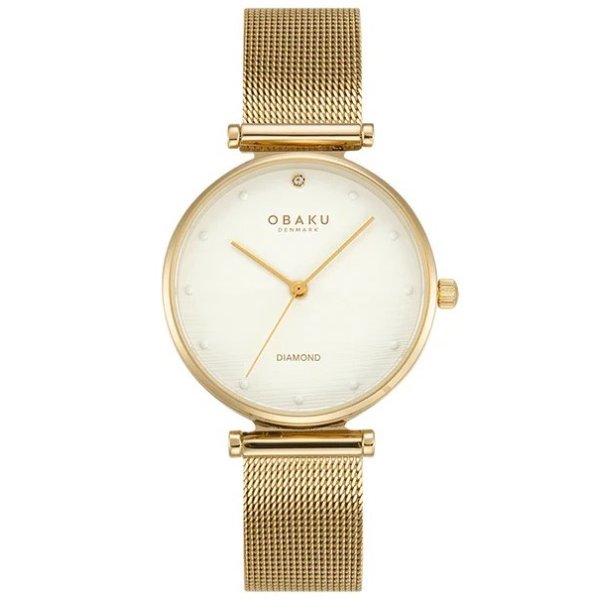 ساعت مچی زنانه اباکو OBAKU مدل V310LXGWMG