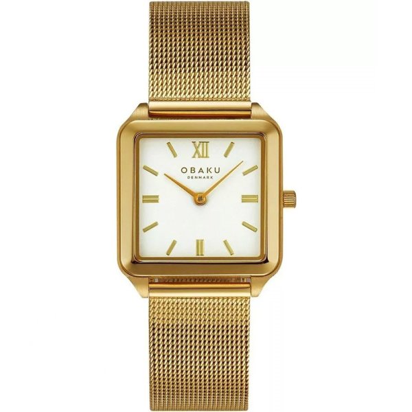 ساعت مچی زنانه اباکو OBAKU مدل V309LXGWMG