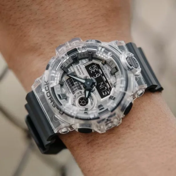 ساعت مچی مردانه کاسیو جیشاک مدل GA-700SKC-1ADR